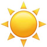 sonne emoji kopieren|☀️ Sonne Emoji 